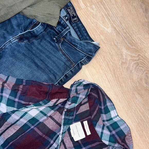 7 Pc. Bundle, American Eagle, A+F, NOBO, Olivia Rae, Mossimo, Charlotte Russe XS - Picture 7 of 8